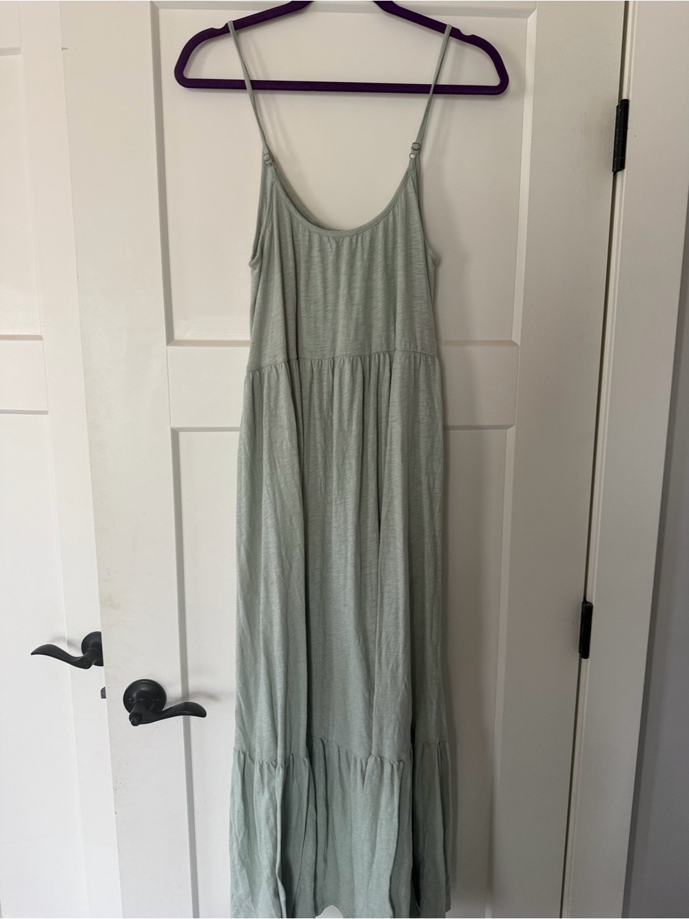 Z Supply Sage Green Spaghetti Strap Maxi Dress
